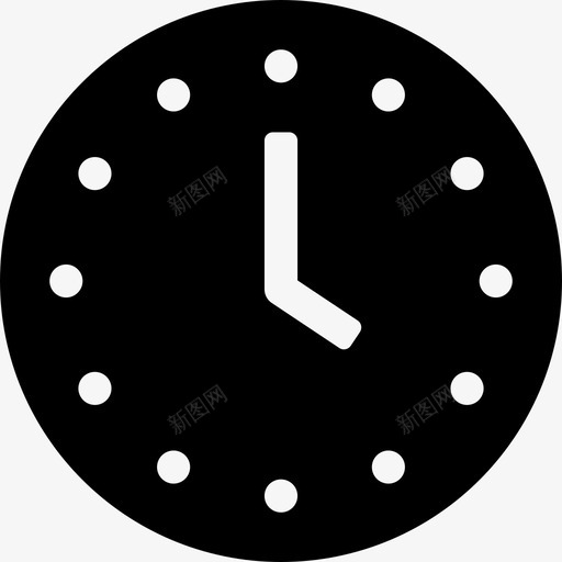 时钟小时分钟图标svg_新图网 https://ixintu.com 全球物流已满 分钟 小时 时钟 时间 计时器