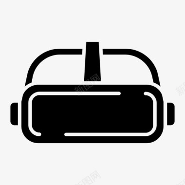 虚拟现实耳机小工具游戏图标图标