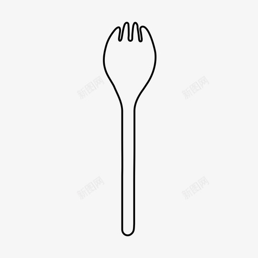 采购产品spork烹饪厨房用具图标svg_新图网 https://ixintu.com 厨房用具 服务 炊具 烹饪 采购产品spork