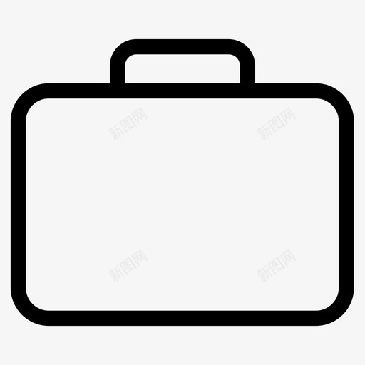 手提箱行李办公室行李箱图标svg_新图网 https://ixintu.com 办公室行李箱 手提箱 行李