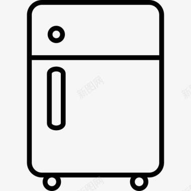 冰箱轮廓食物iconinn图标图标