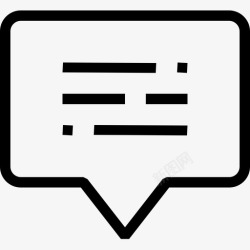 新图对话框网消息气泡聊天图标高清图片