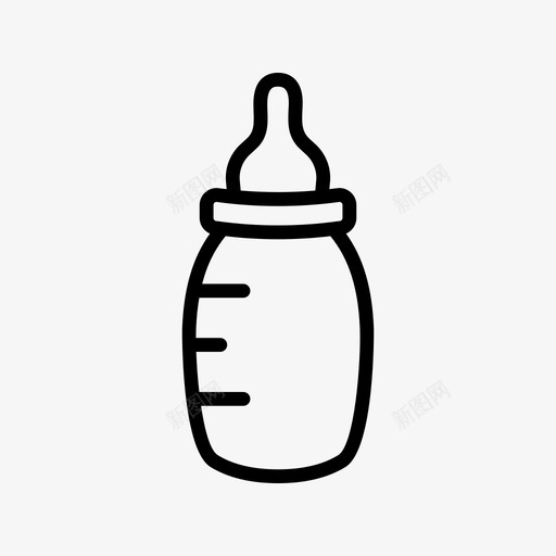营养婴儿奶瓶图标svg_新图网 https://ixintu.com 奶瓶 婴儿 宠物 牛奶 营养