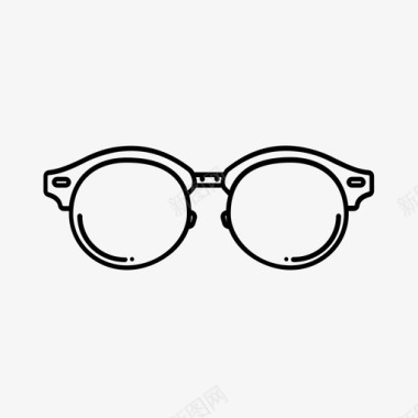 智能眼镜眼睛时尚图标图标