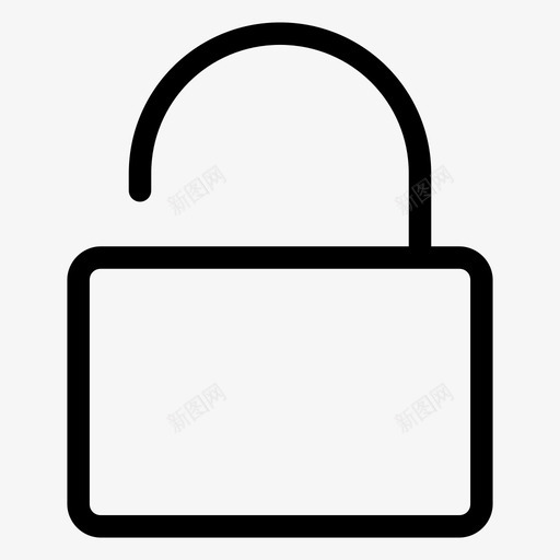 挂锁解锁打开安全图标svg_新图网 https://ixintu.com 中等 安全 打开 挂锁解锁