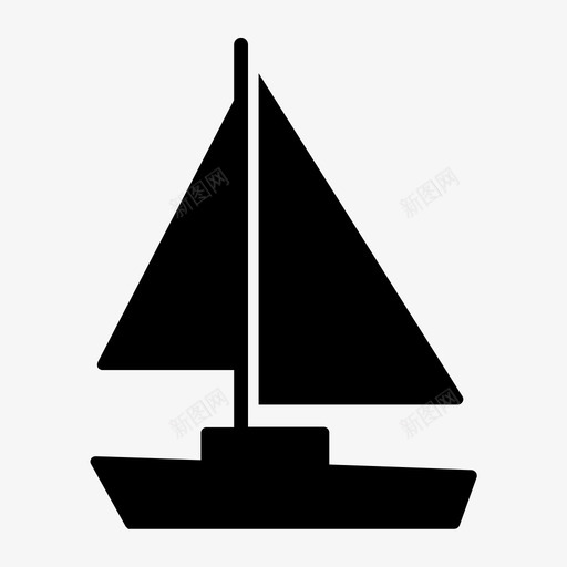 帆船帆杂项iv字形图标svg_新图网 https://ixintu.com 帆 帆船 杂项iv字形