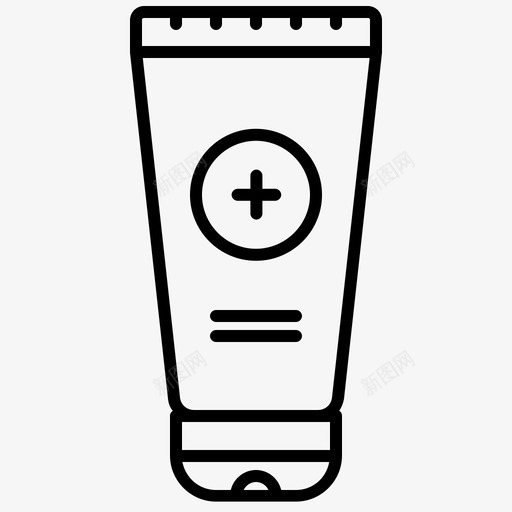 奶油护理健康图标svg_新图网 https://ixintu.com 健康 医疗 卫生 奶油 护理