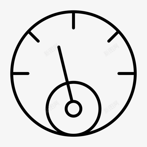 速度表仪表指示器图标svg_新图网 https://ixintu.com 仪表 指示器 速度表