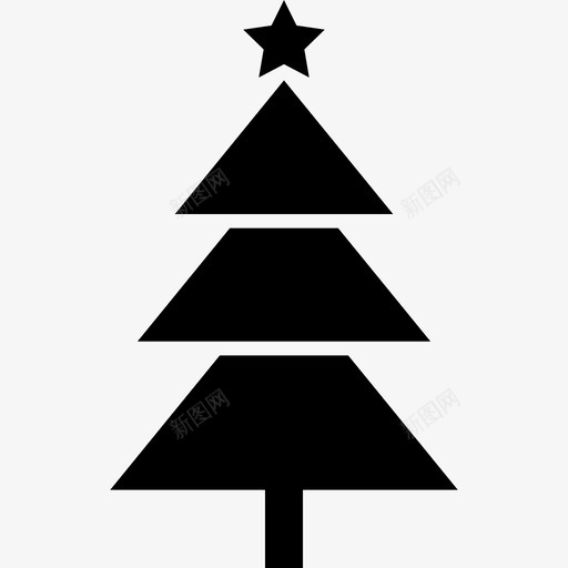 圣诞树大自然圣诞快乐图标svg_新图网 https://ixintu.com 圣诞快乐 圣诞树 大自然