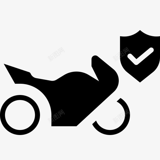 摩托车保险保险服务图标svg_新图网 https://ixintu.com 保险 摩托车保险 摩托车标志 支持 服务