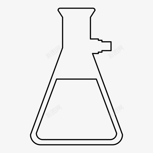 布氏烧瓶化学玻璃器皿图标svg_新图网 https://ixintu.com 化学 实验室 布氏烧瓶 玻璃器皿 科学