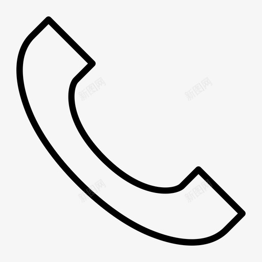电话呼叫联系图标svg_新图网 https://ixintu.com 呼叫 智能 电话 移动 移动电话 联系