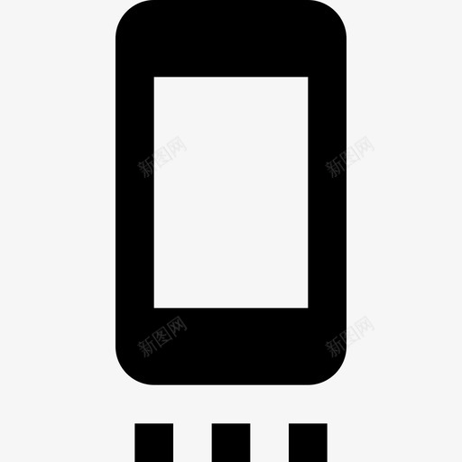 智能手机有三个按钮材料单色图标svg_新图网 https://ixintu.com 单色 智能手机有三个按钮 材料设计