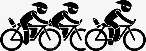自行车手自行车团体图标svg_新图网 https://ixintu.com 团体 比赛 自行车 自行车手 铁人三项