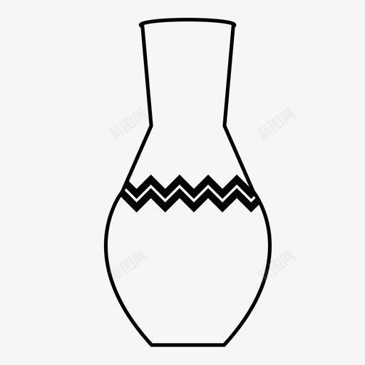 罐罐子东方图标svg_新图网 https://ixintu.com 东方 传统 埃及 罐 罐子 花瓶 陶器