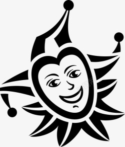 扑克牌icon小丑幸运扑克牌图标高清图片
