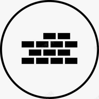 墙砖建筑图标图标