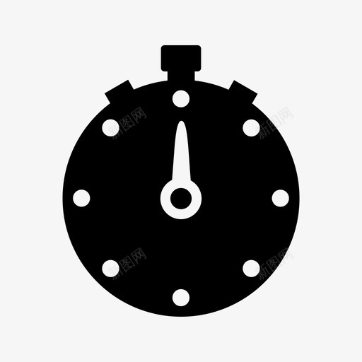 秒表倒计时计时器图标svg_新图网 https://ixintu.com 倒计时 秒表 网络 计时器