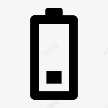 电池低电平蓄电池电池图标图标