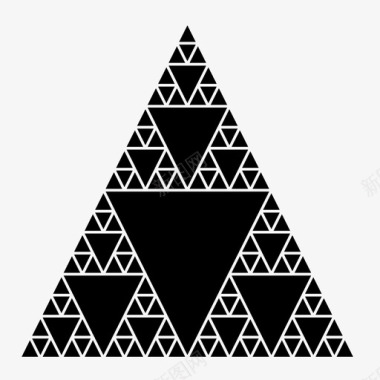 分形金字塔几何图案图标图标