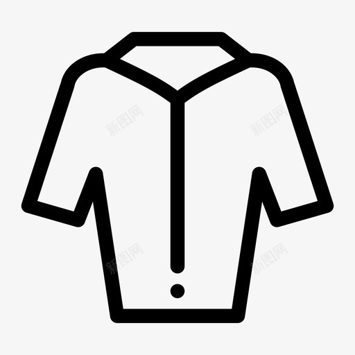 衬衫布料素色衬衫图标svg_新图网 https://ixintu.com 布料 短衬衫 素色衬衫 衬衫