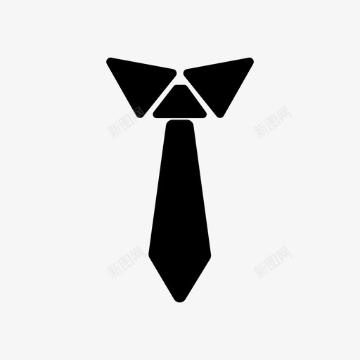 领带尊严办公室图标svg_新图网 https://ixintu.com 办公室 尊严 职业 领带