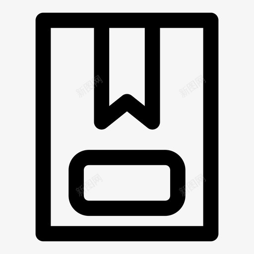 书签封面收藏夹图标svg_新图网 https://ixintu.com 书签 图书馆 封面 收藏夹