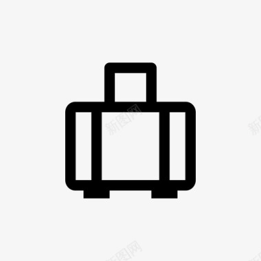 旅行行李旅行包图标图标