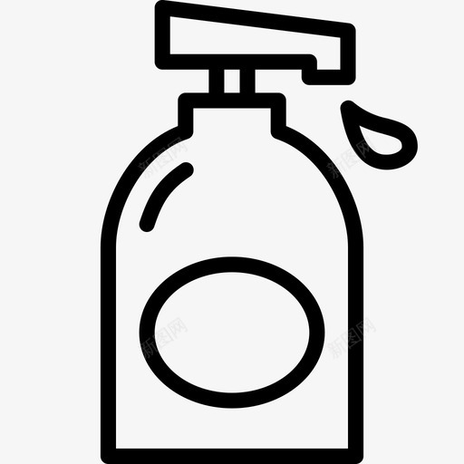 手洗浴室手图标svg_新图网 https://ixintu.com 卫生 手 手洗 洗手间 浴室 浴室物体轮廓