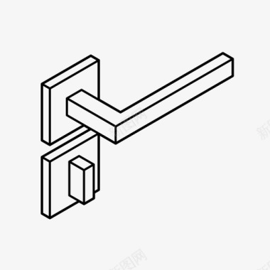 门把手关回家图标图标