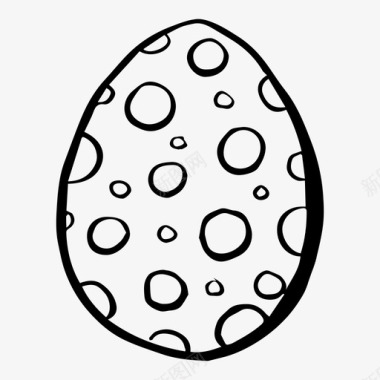 复活节彩蛋食物图标图标