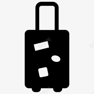 行李旅行旅行包图标图标