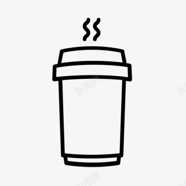 饮料咖啡师咖啡杯图标图标