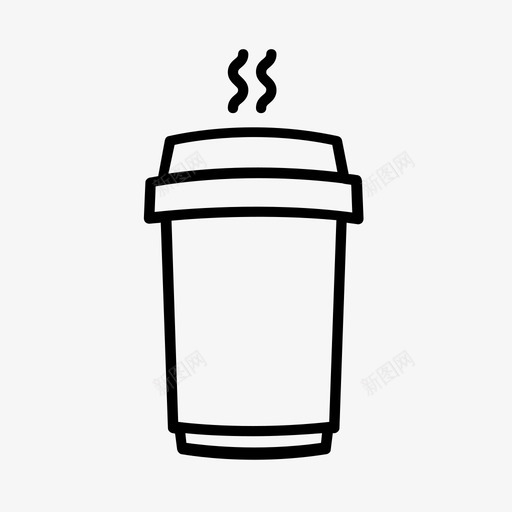 饮料咖啡师咖啡杯图标svg_新图网 https://ixintu.com 一次性 咖啡师 咖啡杯 茶 饮料