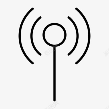 wifi连接信号图标图标