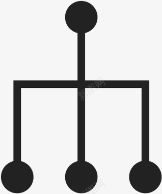 层次结构图表连接图标图标