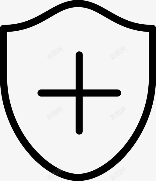 添加保护安全电子商务图标svg_新图网 https://ixintu.com 安全 添加保护 电子商务