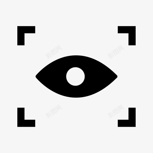 扫描眼睛眼睛扫描图标svg_新图网 https://ixintu.com 医疗 扫描 眼睛 眼睛扫描 虹膜扫描