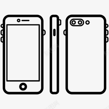 iphone7手机智能手机图标图标