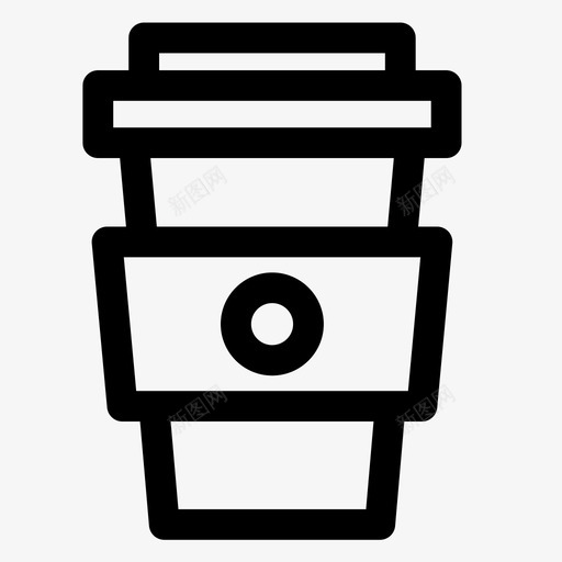 咖啡杯子饮料图标svg_新图网 https://ixintu.com 咖啡 杯子 茶 食物 饮料