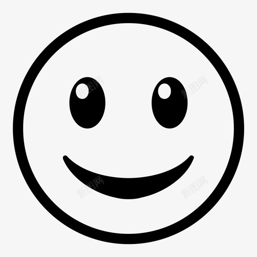 快乐表情感情图标svg_新图网 https://ixintu.com 快乐 快乐的脸 感情 表情