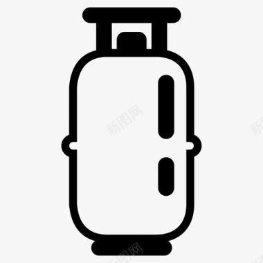 气体丙烷罐图标图标