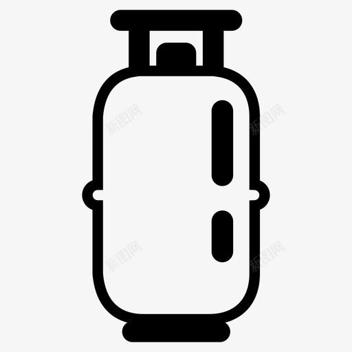 气体丙烷罐图标svg_新图网 https://ixintu.com 丙烷罐 气体