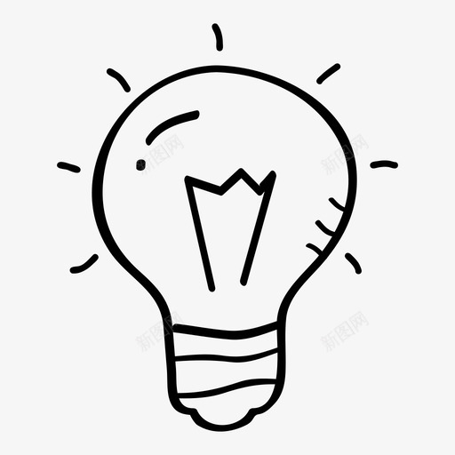 概念理念创新图标svg_新图网 https://ixintu.com 创新 商业涂鸦 概念 灯泡 理念 生产力