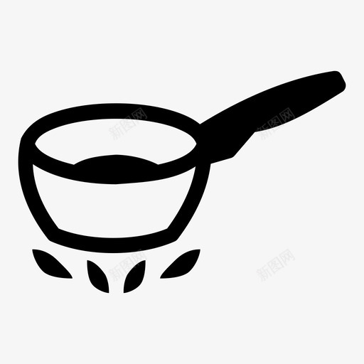 锅烹调锅炊具图标svg_新图网 https://ixintu.com 厨房锅 器具 炊具 烹调锅 锅 食物盘