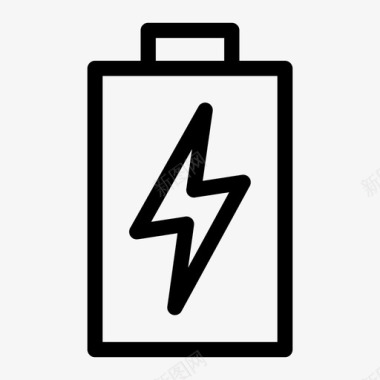充电电池能量功率图标图标