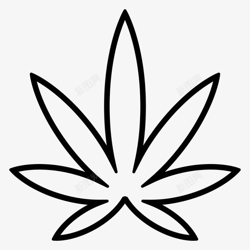 大麻毒品图标svg_新图网 https://ixintu.com 大麻 毒品