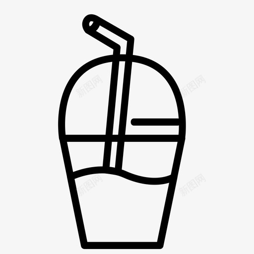 冰沙饮料水果图标svg_新图网 https://ixintu.com 冰沙 水果 食物 饮料