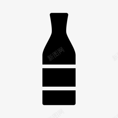 cava瓶子饮料图标图标