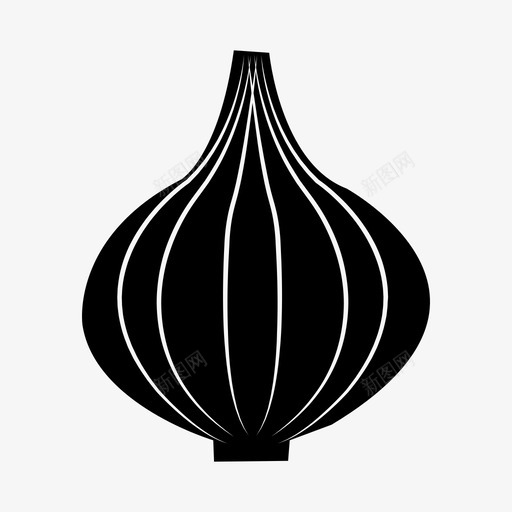 洋葱食物装饰图标svg_新图网 https://ixintu.com 洋葱 美味 蔬菜 装饰 食物